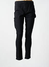 Pantalon cargo talie elastică mărime normală negru WHITE STUFF femeie