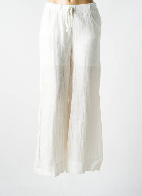 Pantalon larg alb ESQUALO femeie