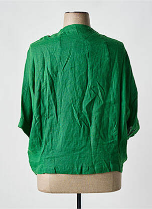 Jachete casual guler rotund verde ALEMBIKA femeie