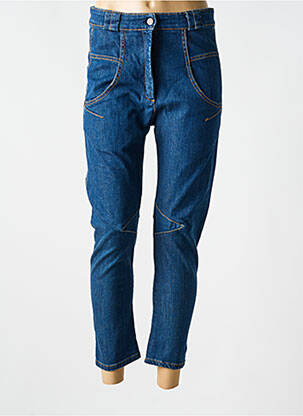 Blugi cu croială slim albastru SEMIOLOGY femeie