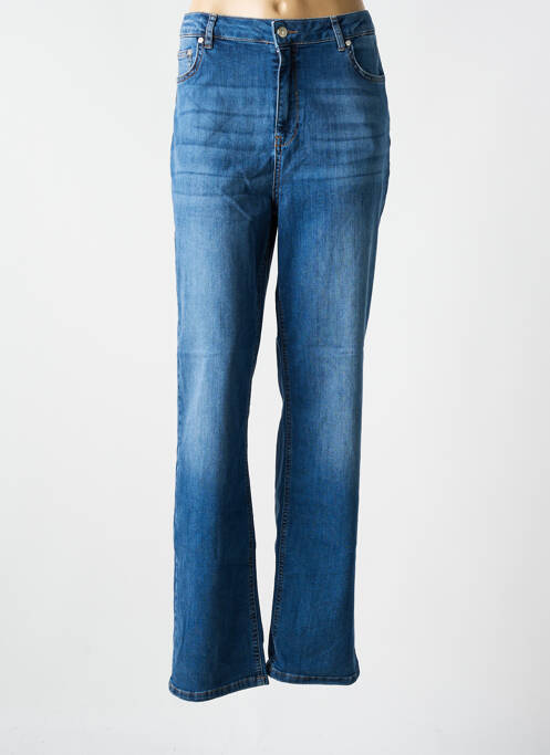 Blugi cu croială dreaptă albastru YEST femeie