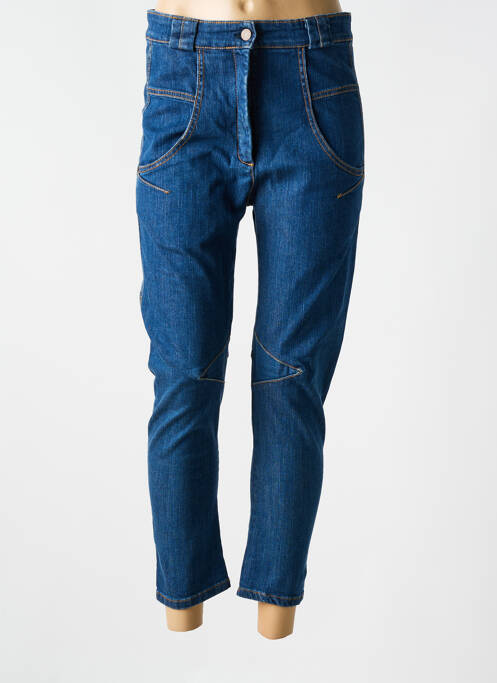 Blugi cu croială slim albastru SEMIOLOGY femeie