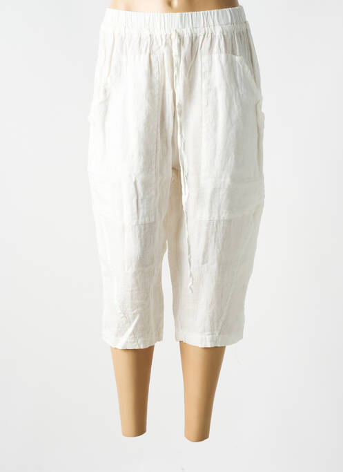 Pantalon trei sferturi alb LUUKAA femeie