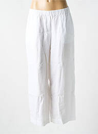 Pantalon larg mărime normală mărime normală alb MASAI femeie