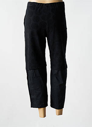 Pantalon 7/8 elasticitate mărime normală negru GERSHON BRAM femeie