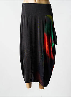 Fustă lungă negru OZAI N KU femeie