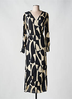 Rochie lungă negru GRACE & MILA femeie