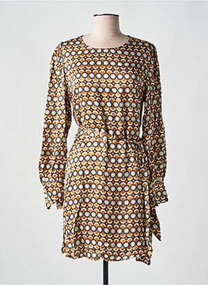 Rochie scurtă maro GRACE & MILA femeie