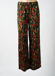 Pantalon larg croială fluidă mărime normală verde PAKO LITTO femme