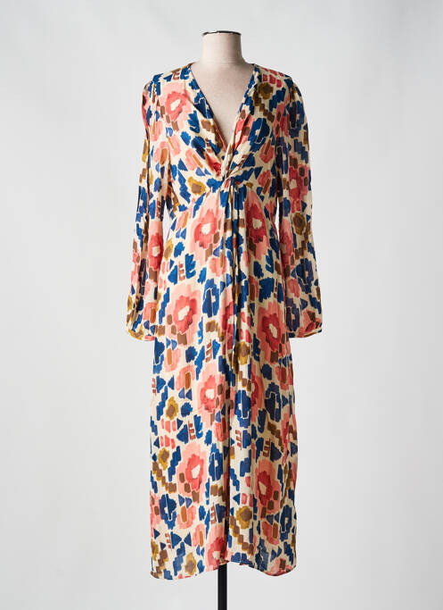 Rochie lungă roz GRACE & MILA femeie