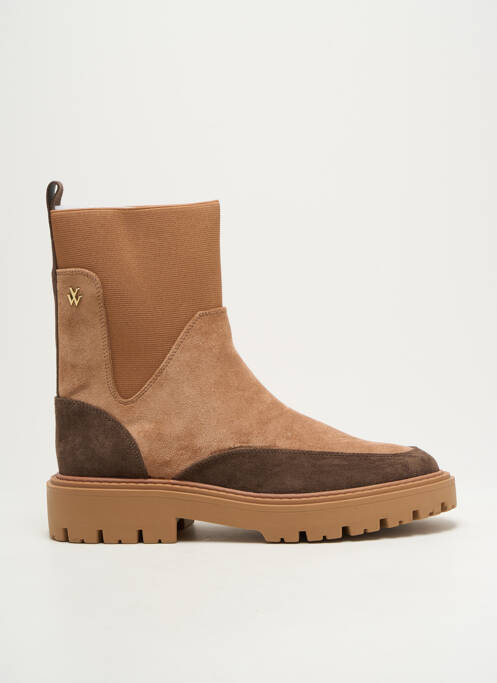 Botine/Ghete maro VANESSA WU femeie