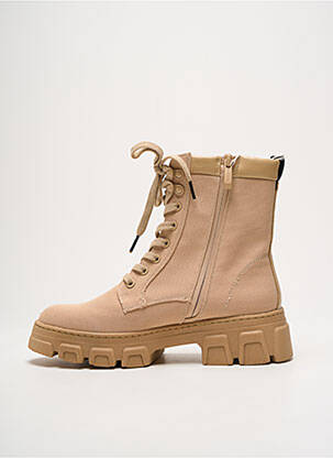 Botine/ghete toc mic toc de 4 la 6 cm bej TAMARIS femeie
