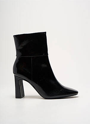 Botine/ghete toc pătrat toc de 7 la 9 cm negru TAMARIS femeie