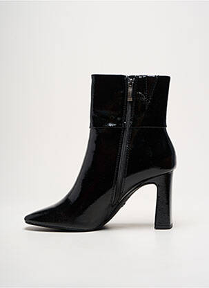Botine/ghete toc pătrat toc de 7 la 9 cm negru TAMARIS femeie