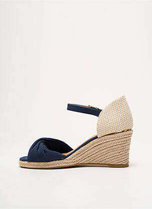 Espadrile închidere cu bride toc de 7 la 9 cm albastru TAMARIS femeie