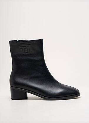 Botine/ghete material neted toc de 4 la 6 cm negru TAMARIS femeie