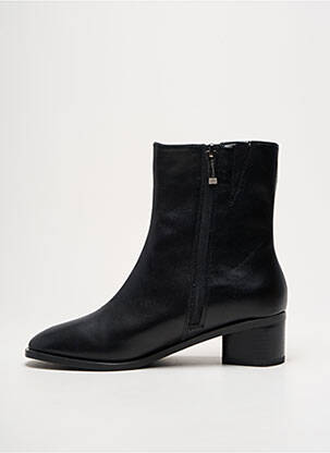 Botine/ghete material neted toc de 4 la 6 cm negru TAMARIS femeie