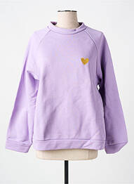 Hanorac țesătură jersey mâneci lungi violet LAZY & COSY femme