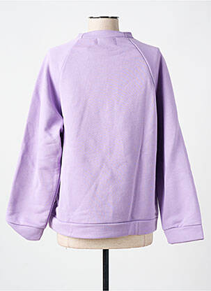 Hanorac broderie mâneci lungi violet LAZY & COSY femeie