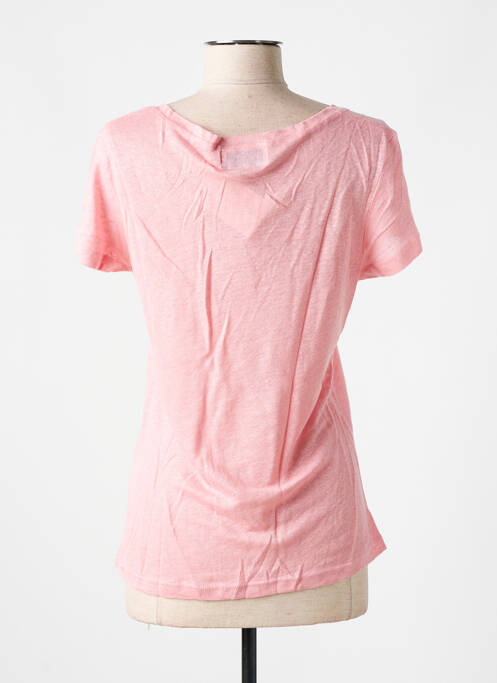 Tricou roz LAZY & COSY femeie