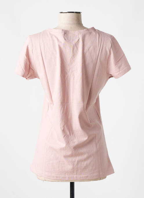 Tricou roz LAZY & COSY femeie