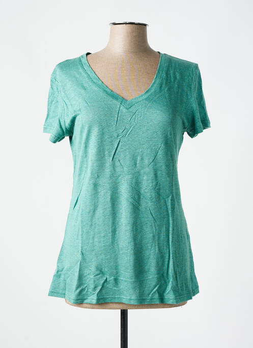 Tricou verde BLEU MARIN femeie
