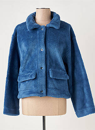 Jachete casual buzunare albastru LAZY & COSY femeie