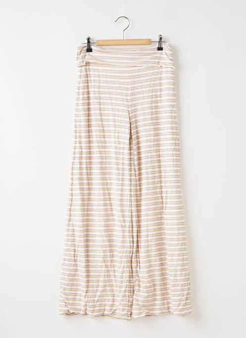 Pantalon larg țesătură poplin mărime normală roz OH POLLY femme