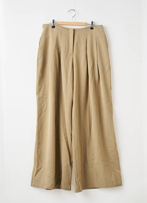 Pantalon larg maro BOOHOO femeie