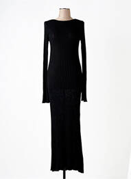 Rochie lungă mâneci lungi mâneci lungi negru NA-KD femeie