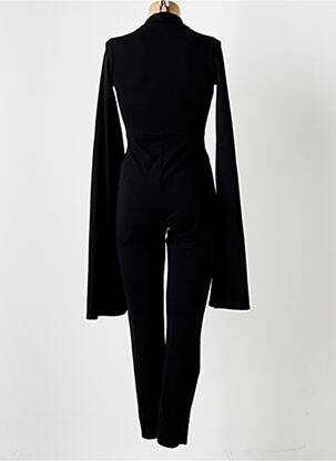 Salopetă-pantalon croială cambrată mâneci lungi negru BOOHOO femeie