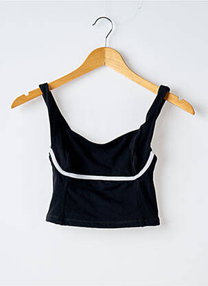 Top elasticitate fără mâneci negru MONDAY BODY femeie