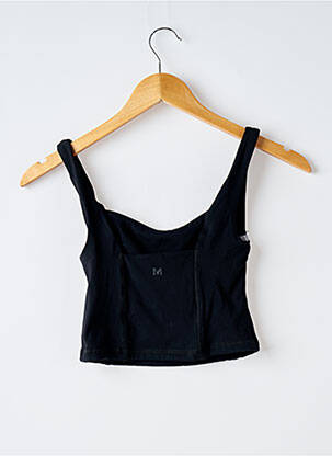 Top elasticitate fără mâneci negru MONDAY BODY femeie
