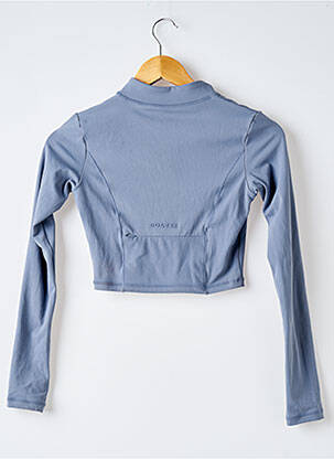Top elasticitate mâneci lungi albastru BO+TEE femeie