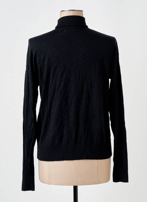 Pulover cu guler înalt negru SUPERDRY femeie