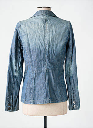 Jachete casual guler tip costum albastru DDP femeie