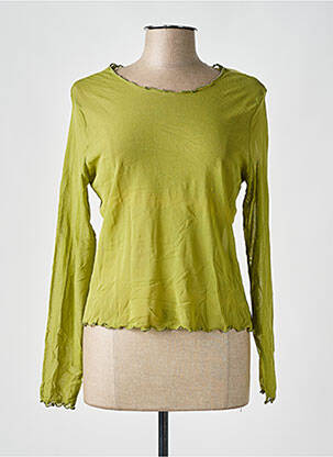 Tricou mâneci lungi mâneci lungi verde HETEROCLITE femeie