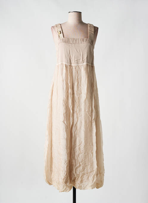 Rochie lungă bej ELISA CAVALETTI femeie