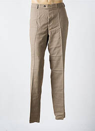 Pantalon slim țesătură poplin mărime normală bej M.E.N.S homme