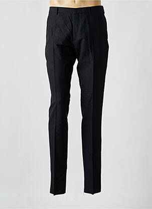 Pantalon drept închidere cu fermoar sub clapetă cu cârlig mărime normală negru BURBERRY bărbat