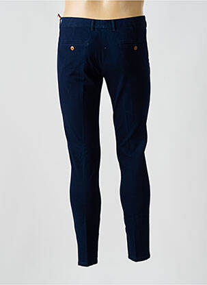 Pantalon chino închidere cu fermoar sub clapetă cu cârlig mărime normală albastru CIRCOLO 1901 bărbat