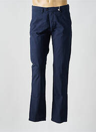 Pantalon chino țesătură poplin mărime normală albastru HARTFORD homme