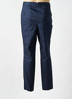 Pantalon slim țesătură poplin mărime normală albastru HUGO BOSS bărbat