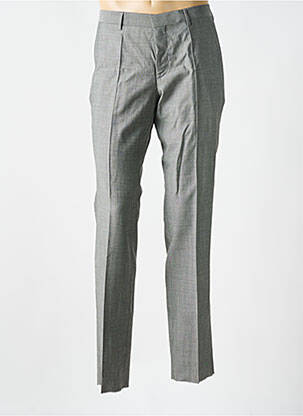 Pantalon slim țesătură melanj mărime normală gri HUGO BOSS bărbat