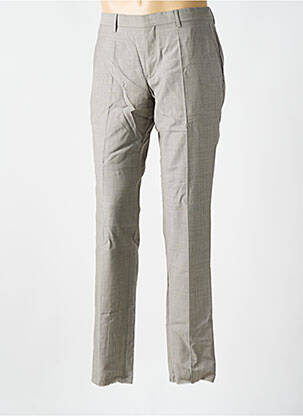 Pantalon slim țesătură melanj mărime normală gri HUGO BOSS bărbat