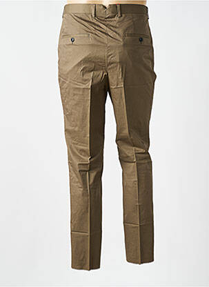 Pantalon slim țesătură poplin mărime normală verde HUGO BOSS bărbat