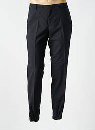 Pantalon slim talie cu cleme mărime normală negru HUGO BOSS bărbat