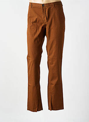 Pantalon chino țesătură poplin mărime normală maro HUGO BOSS bărbat