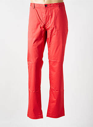 Pantalon chino țesătură poplin mărime normală roșu HUGO BOSS bărbat