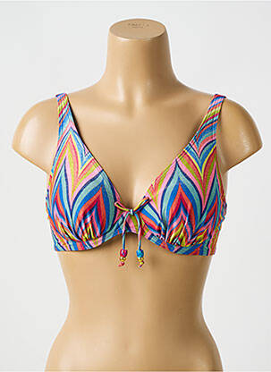 Sutien de costum de baie bretele elastice reglabile bralete albastru PRIMADONNA femeie